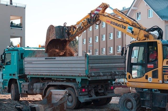 Déchets de chantier triés en 2022